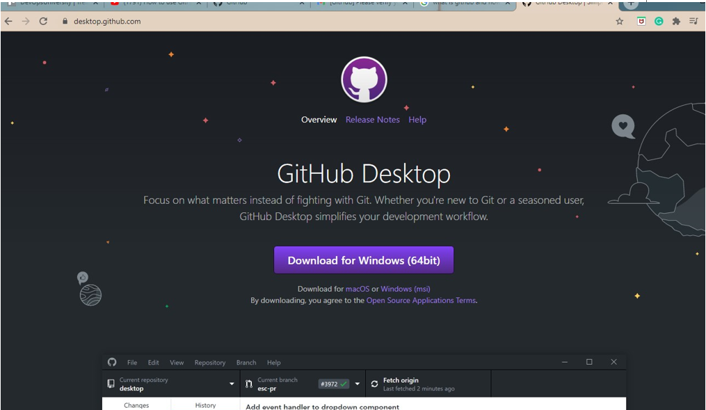 Installing GitHub