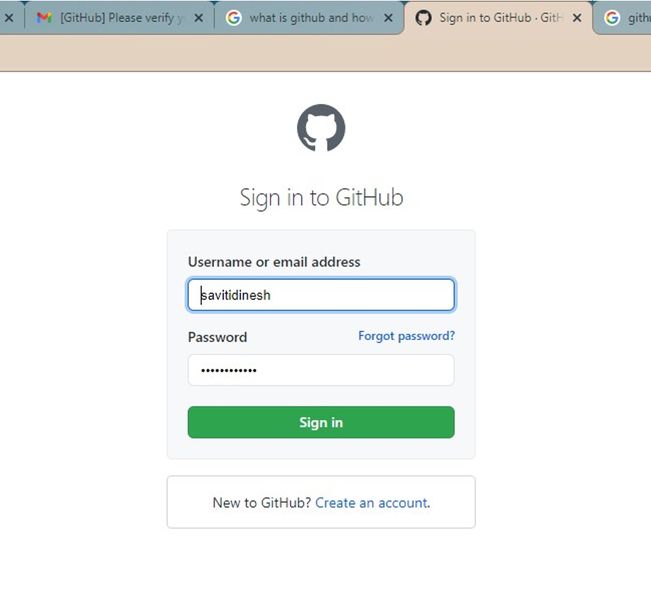 Create GitHub Account