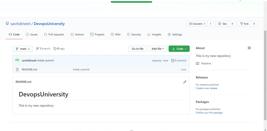 Create GitHub Repository