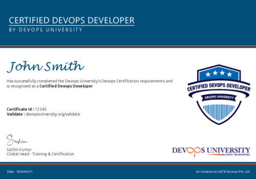 Certified DevOps Developer Certification